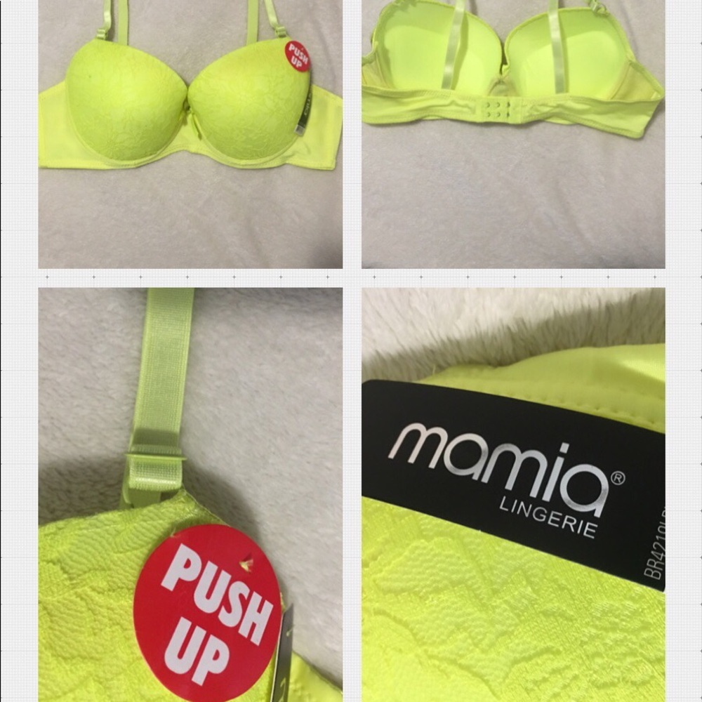 NWT Bra Lace Push Up Padded cups